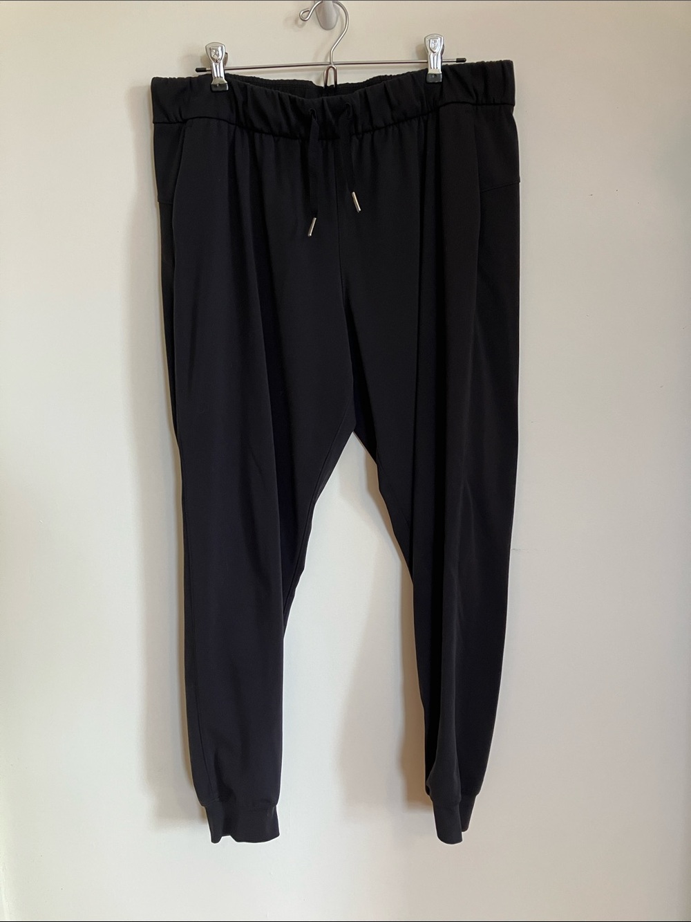 Women's Black Drawstring Jogger Pants
